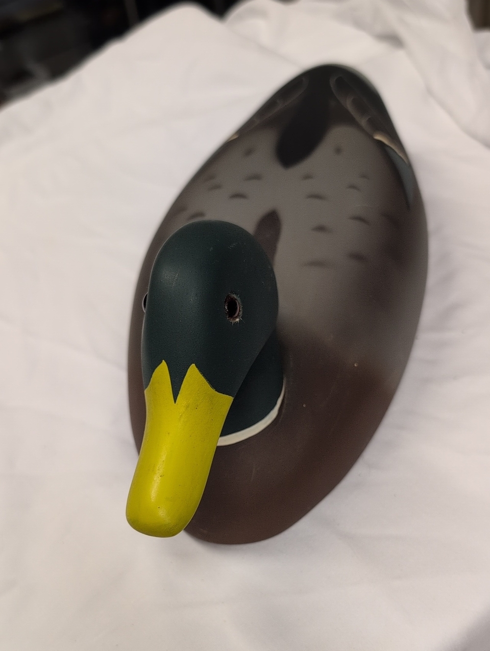 Solid Wood Mallard Duck Decoy